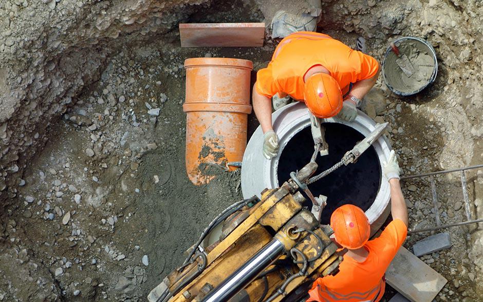 curage canalisation eaux usées Éragny